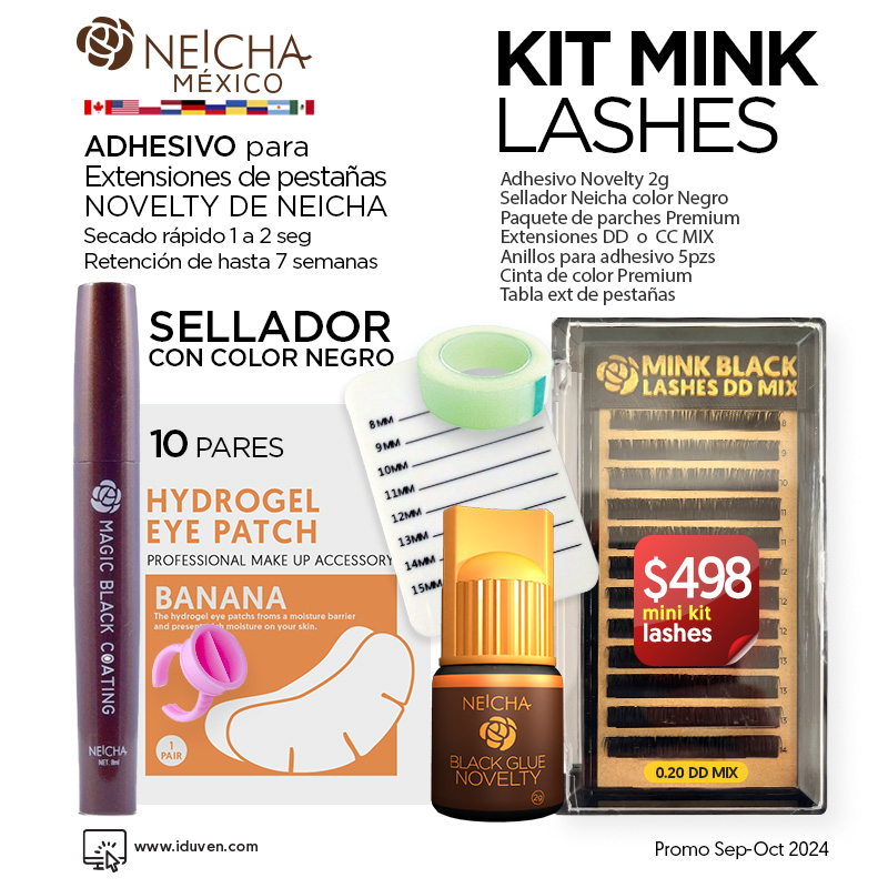 Kit Extensiones de pestañas Neicha